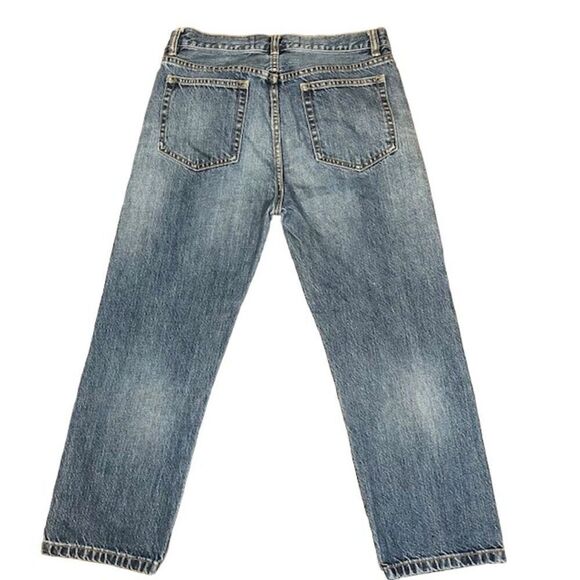 Marc by Marc Jacobs Annie Boyfriend Crop in Vintage Blue Whisker Wash Size 25 - Picture 6 of 12